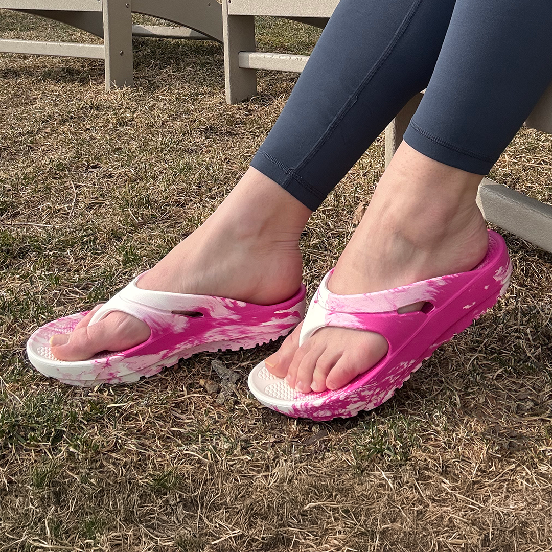 Youth Recovery Flip Flop, Cosmic Aura Marble