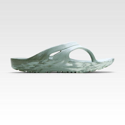 Youth Recovery Flip Flop, Canopy Camo Marble