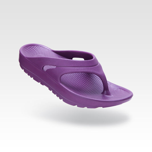 Youth Recovery Flip Flop, Pulse It Out Purple